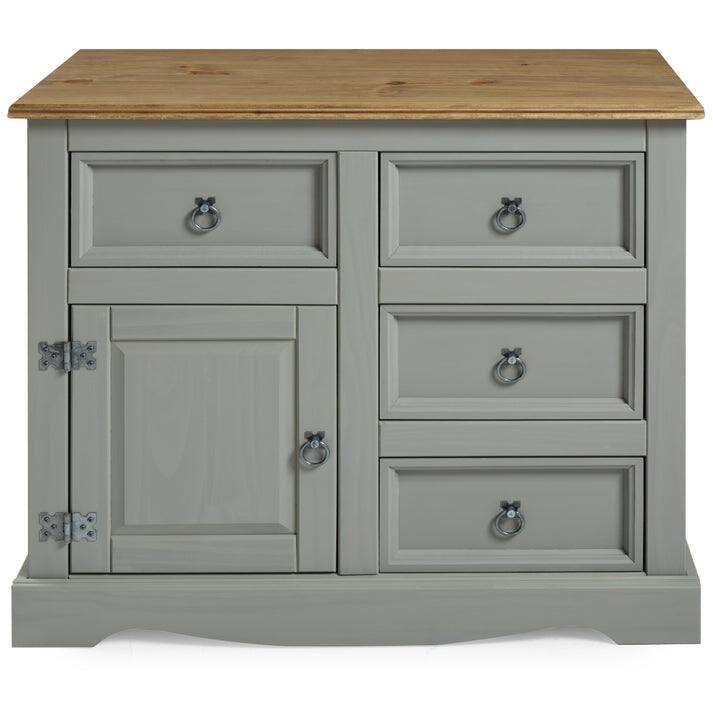 Wood Buffet Sideboard 1 Door 4 Drawers Corona | Furniture Dash