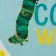preview thumbnail 9 of 7, Eric Carle 123 Count with Me Machine Washable Kids Area Rug - 35" Round