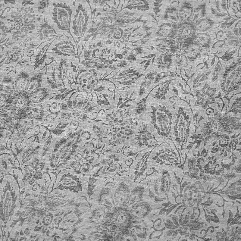 Premium Machine Washable Floral Sherpa Throw Blanket
