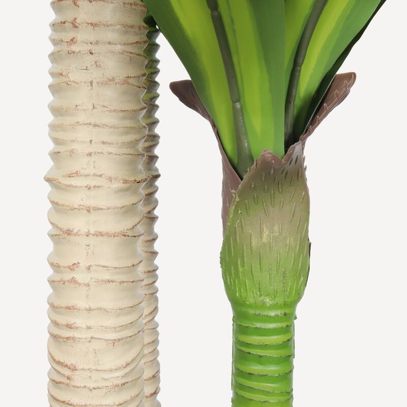 5" Artificial Dracaena Tree with Black Plastic Pot, 1pc/set