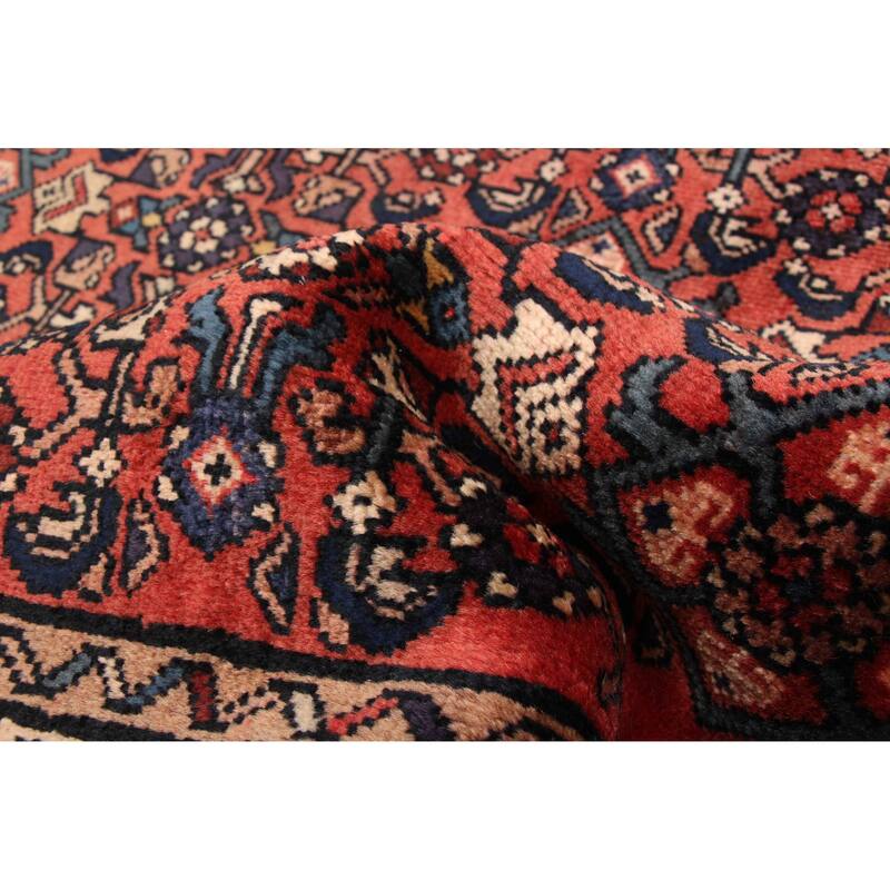 ECARPETGALLERY Hand-knotted Andelz Red Wool Rug - 3'3 x 9'5