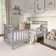 preview thumbnail 1 of 5, Dream On Me Emma 3 in 1 convertible toddler bed Grey - Toddler