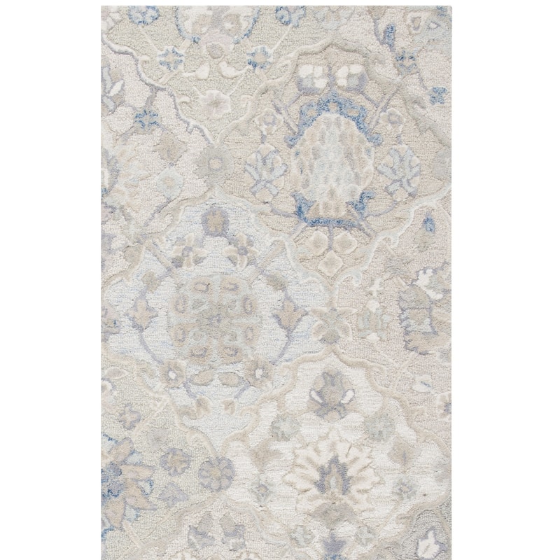 SAFAVIEH Handmade Glamour Printed Floral Wool Rug