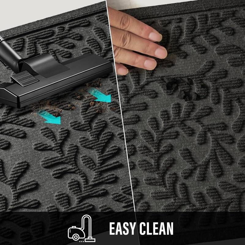 Front Door Mat, Absorbent Dirt Trapping Welcome Door Mat