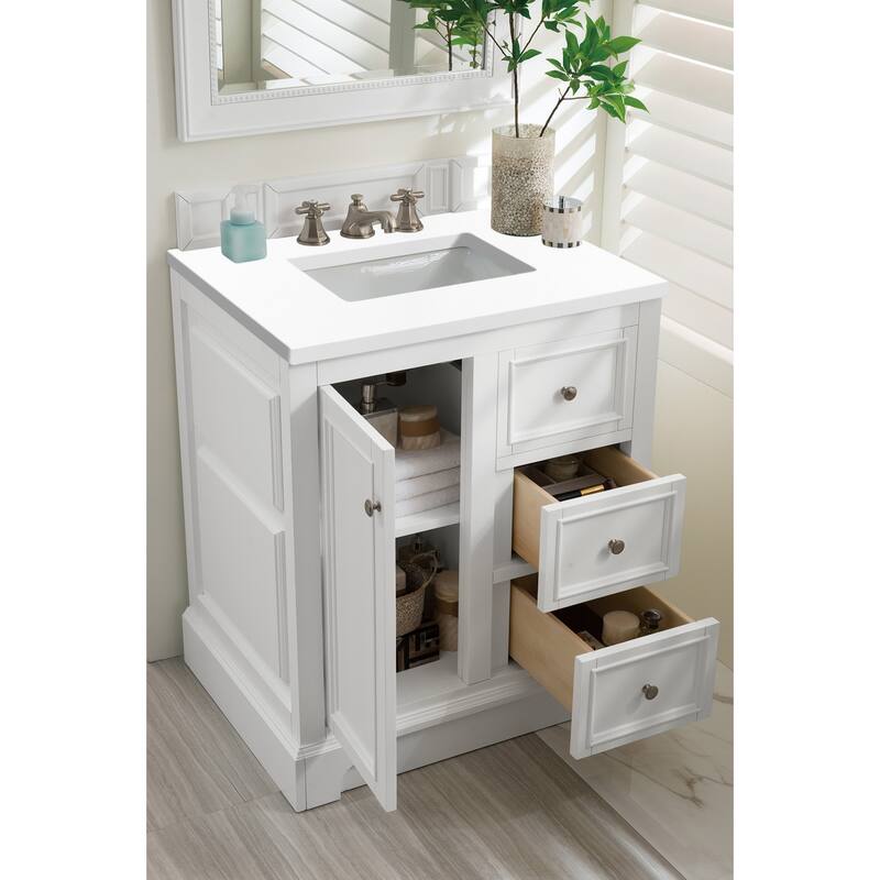 James Martin Vanities 825-V30-3WZ De Soto 30" Free Standing Single