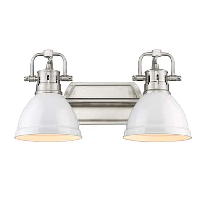 Golden Lighting Duncan 2 Light 17" Wide Bathroom Vanity Light