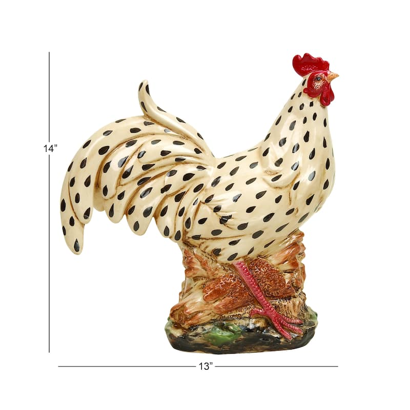 Ceramic 14-inch Rooster