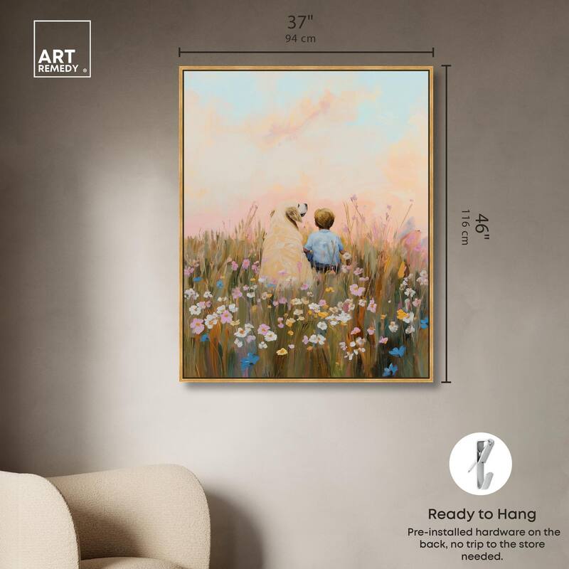 Sunset Companions Canvas by Art Remedy