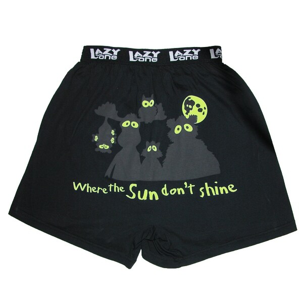 Lazy One Glow in the Dark Novelty Boxer Shorts