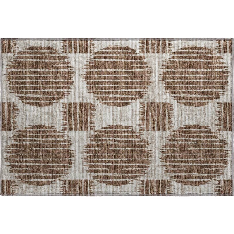 Premium Washable Super Soft Contemporary Geo Mayfield Rug