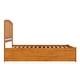 preview thumbnail 60 of 84, Richmond Solid Wood Platform Bed with Footboard & Twin XL Trundle