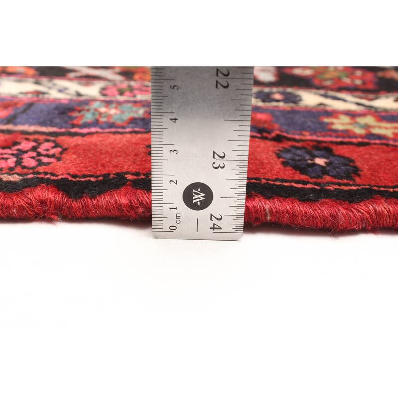 ECARPETGALLERY Hand-knotted Andelz Red Wool Rug - 3'11 x 6'4