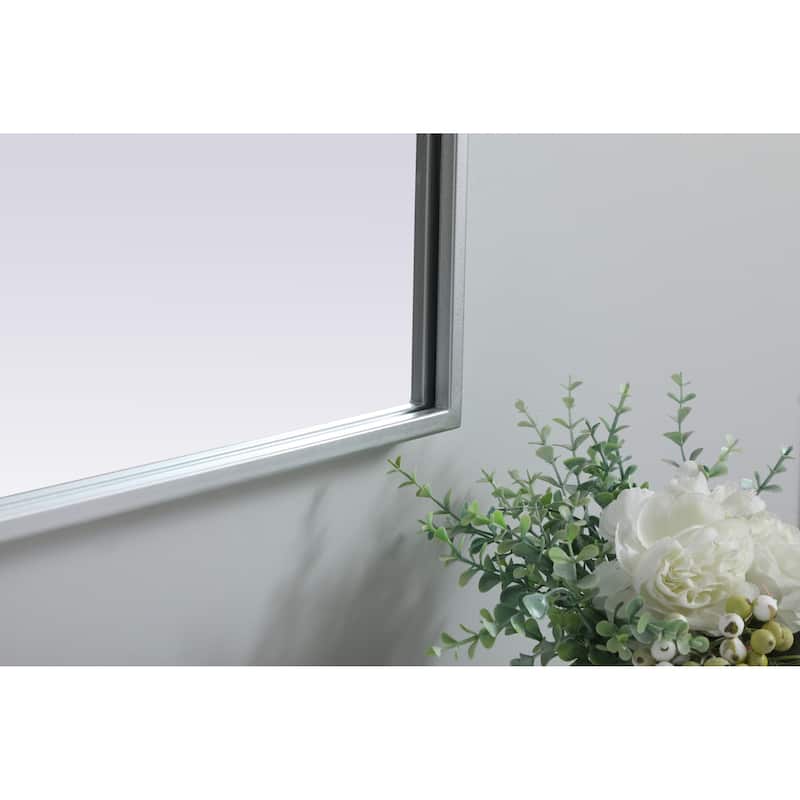 Elegant Lighting MR1A3324 Ayra 33" W x 24" H Modern Arched Bathroom
