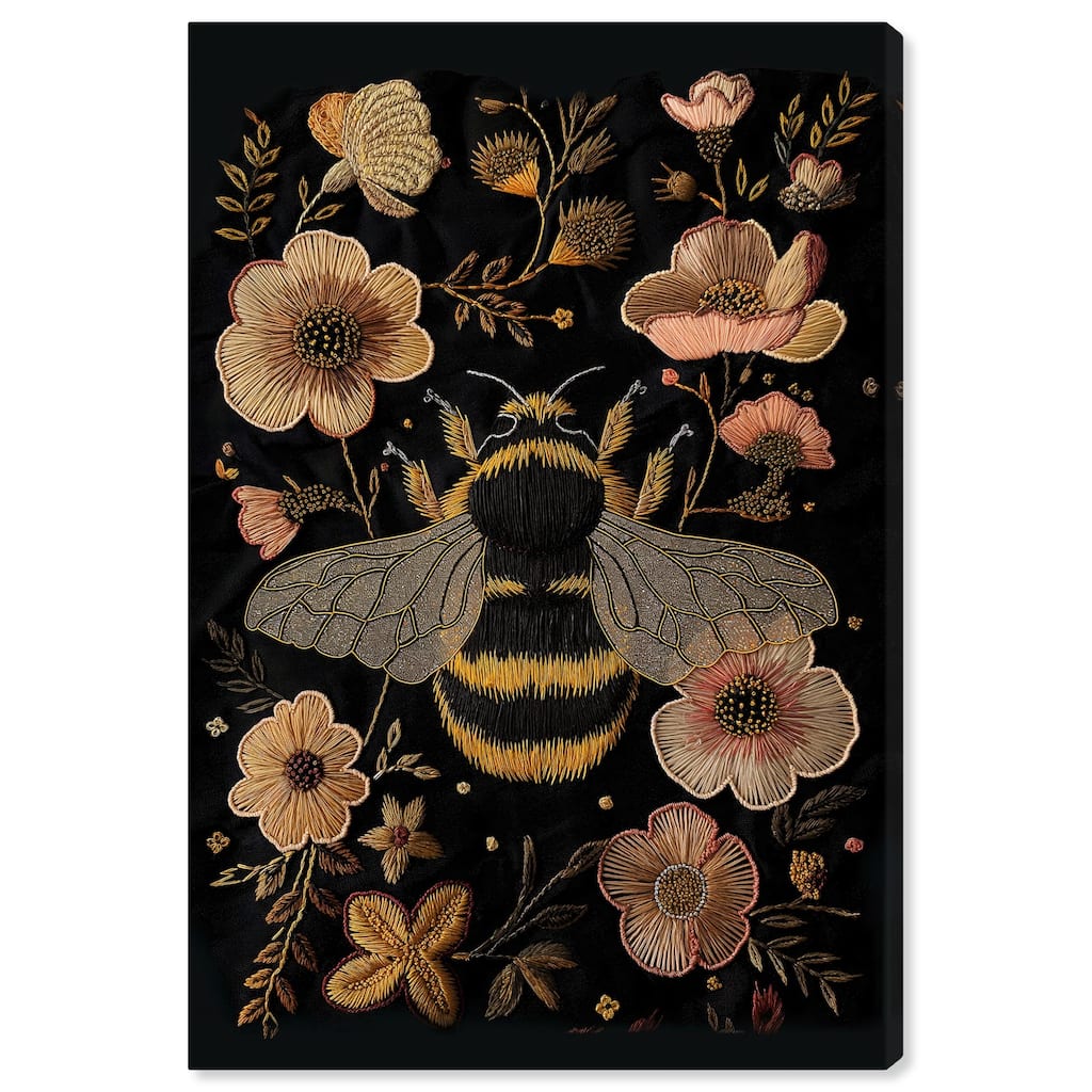 Honeyed Herald II Canvas by Art Remedy, Gallery Wrapped
