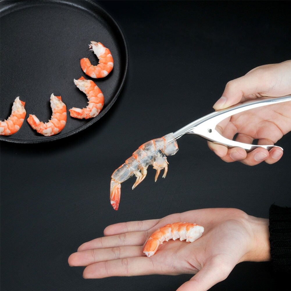 Stainless Steel Prawn Peeler Shrimp Deveiner Peel Device Kitchen Tools Stainless Steel Prawn Peeler Shrimp Deveiner Peel Device Kitchen Tools