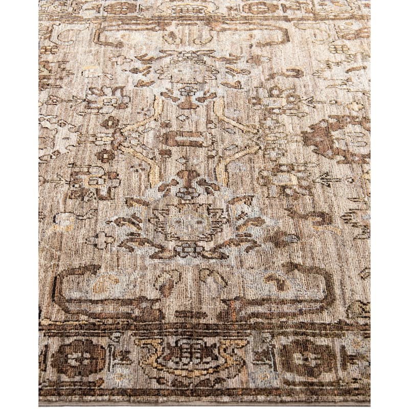 Serapi One-of-a-Kind Hand-Knotted Area Rug - Brown - 4' 0" x 5' 11"