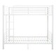 preview thumbnail 3 of 9, Walker Edison Abner White Metal Twin over Twin Bunk Bed