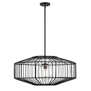 Marcy 1-Light Pendant in Matte Black