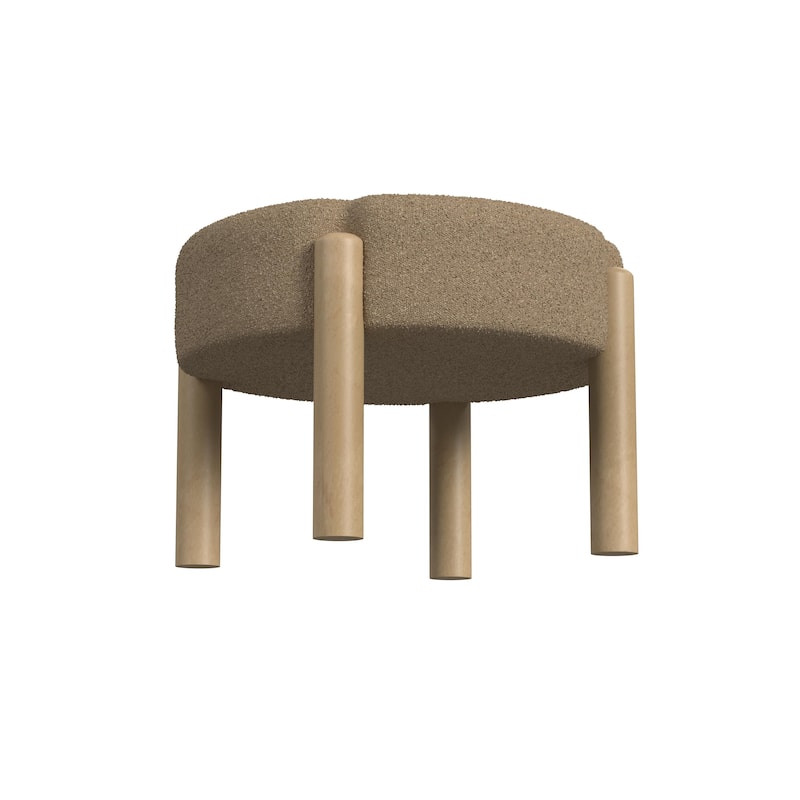 HomePop Luna Modern Ottoman