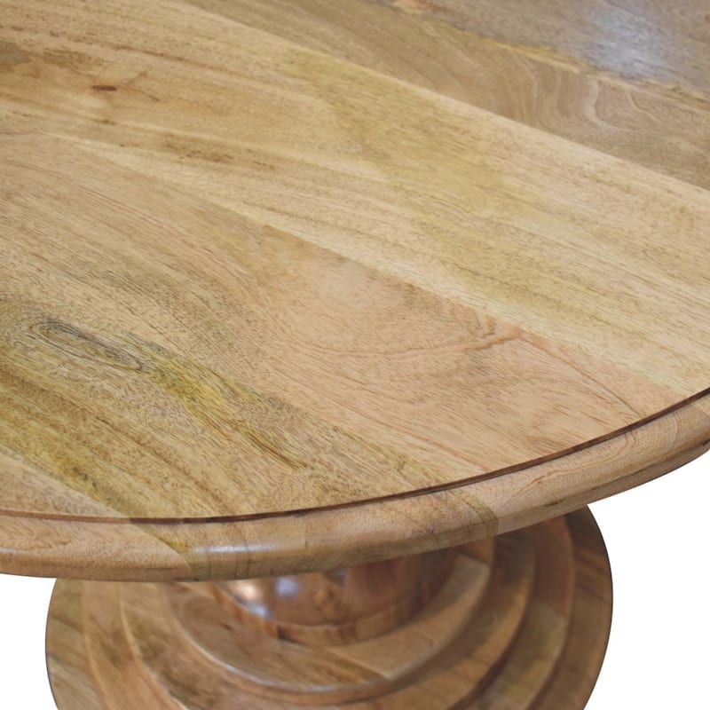 Artisan Furniture Solid Wood Round Turned Dining Table