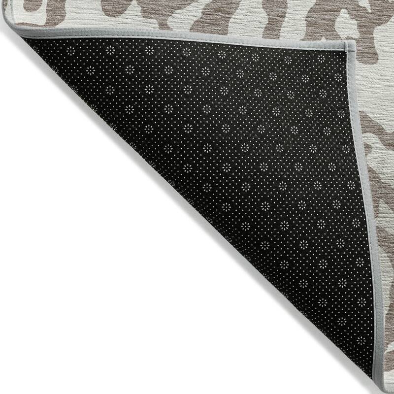 HomeRoots Animal Print Transitional Rectangle Outdoor Rug