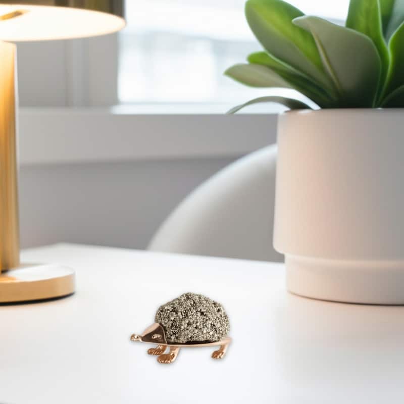 Metal Decorative Object Turtle Figurine Shell Modern Home - 2" Silver - 2" x 2" x 2" - Silver/ Metallic - 2" x 2" x 2"