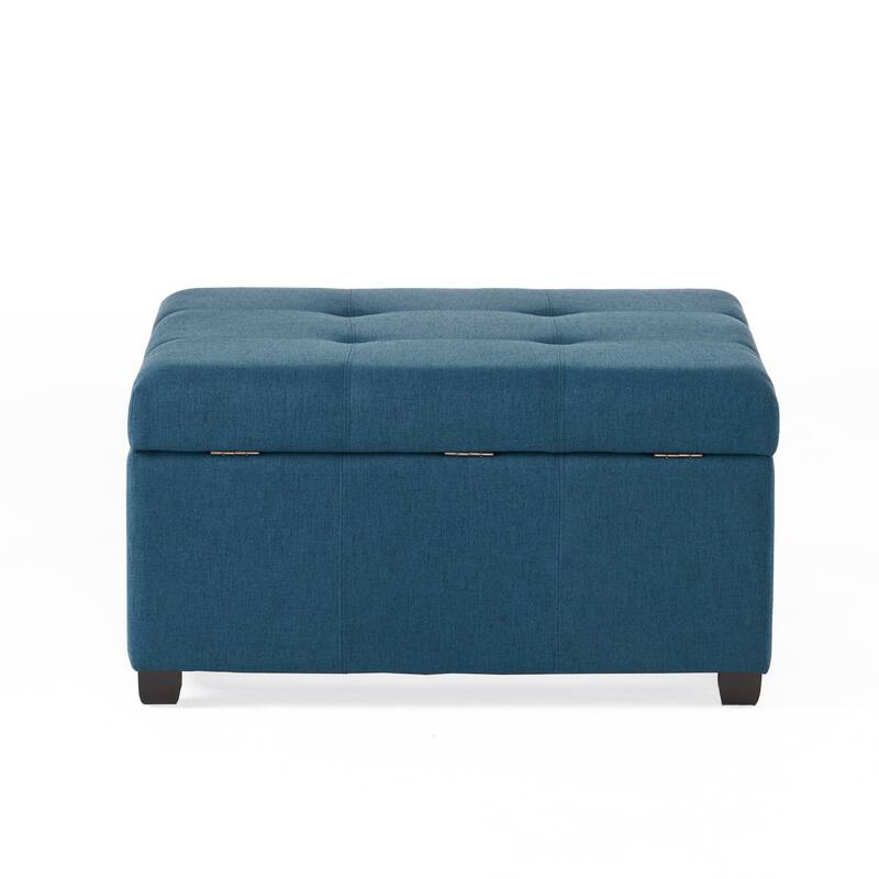 Carlsbad Tufted Square Storage Ottoman by Christopher Knight Home