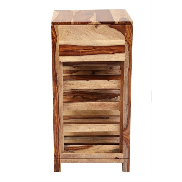Sheesham wine sales rack