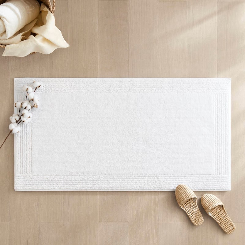 Madison Park Signature Splendor 100-percent Cotton Tufted 3000 GSM Reversible Bath Rug