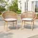 Option Teak Finished Light Brown+Beige