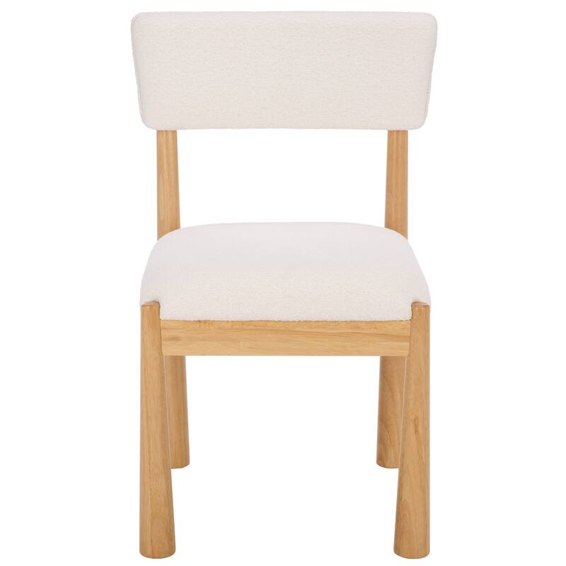 SAFAVIEH Home Koki Dining Chair - 21"W x 21"D x 34"H - Natural/White