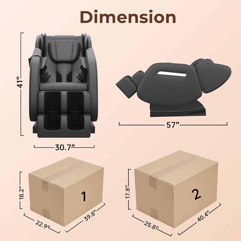 Ukuowu Favor-MM350 heated Full Body Massage Chair with zero gravity mode and Bluetooth music player