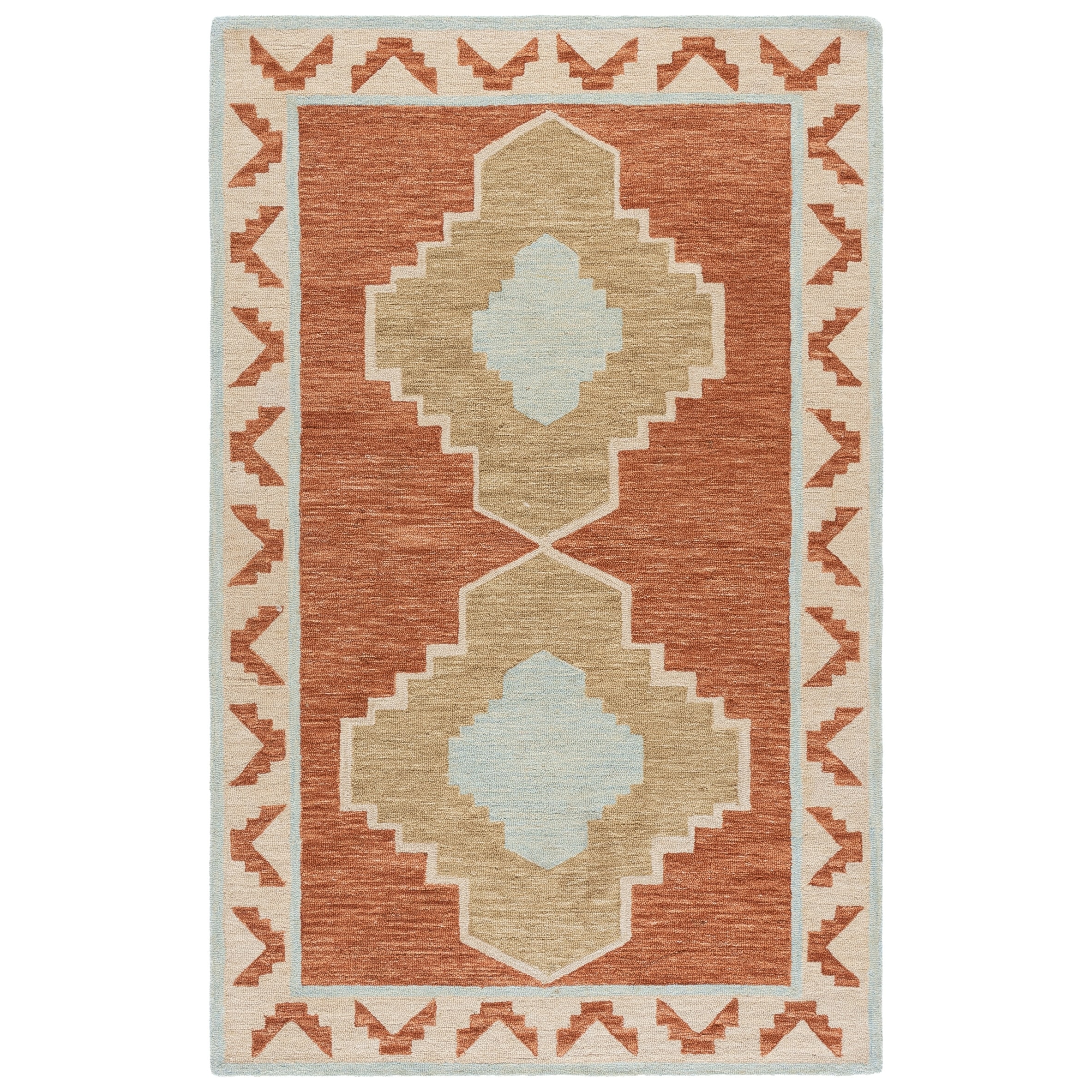 SAFAVIEH Hand-Tufted Colorado Yllka Bohemian & Eclectic Wool Rug