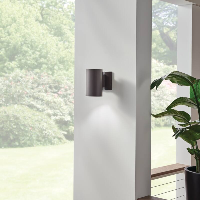 Kichler Lighting Contemporary 1-light Architectural Bronze Indoor/Outdoor Wall Sconce