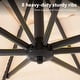 preview thumbnail 20 of 26, MAISON ARTS 12 FT Cantilever Umbrella 360 Degree Rotation & 6-Tilt Adjustable