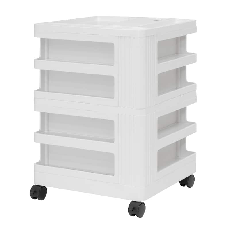 Studio Designs Kubx Pro Mobile Rotating 4-Sided Storage Organizer - 18" W x 18" D x 26" H