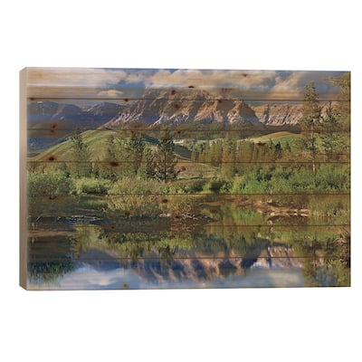 Easely Peak, Sawtooth National Recreation Area, Idaho Print On Wood by Tim Fitzharris - Multi-Color