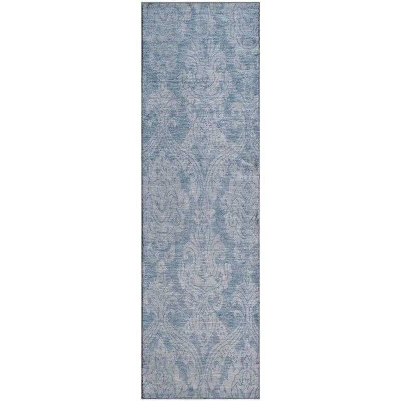 Premium Washable Super Soft Traditional Damask Mayfield Rug