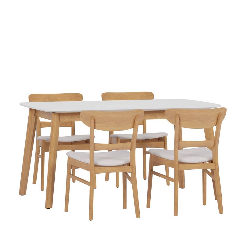 Bryner Upholstered 5 Piece Dining Set by Christopher Knight Home