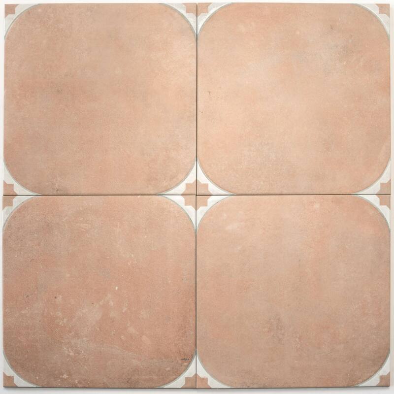 Apollo tile 18" x 18" Citadel Matte Plaster Brown Porcelain Tile (14.75 sq ft/case) - 7 Pack