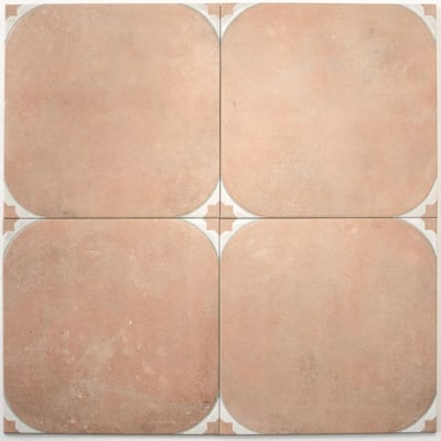 Apollo tile 18" x 18" Citadel Matte Plaster Brown Porcelain Tile (14.75 sq ft/case) - 7 Pack