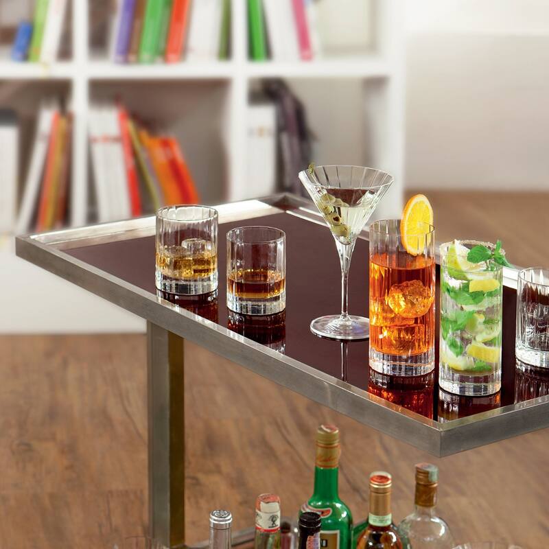 Luigi Bormioli Bach 8.25 oz Martini Stem,Set of 4