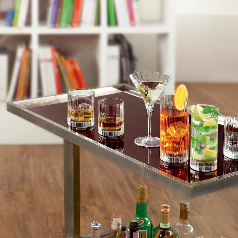 Luigi Bormioli Bach Beverage Drinking Glass Set of 4 - 16.25 oz