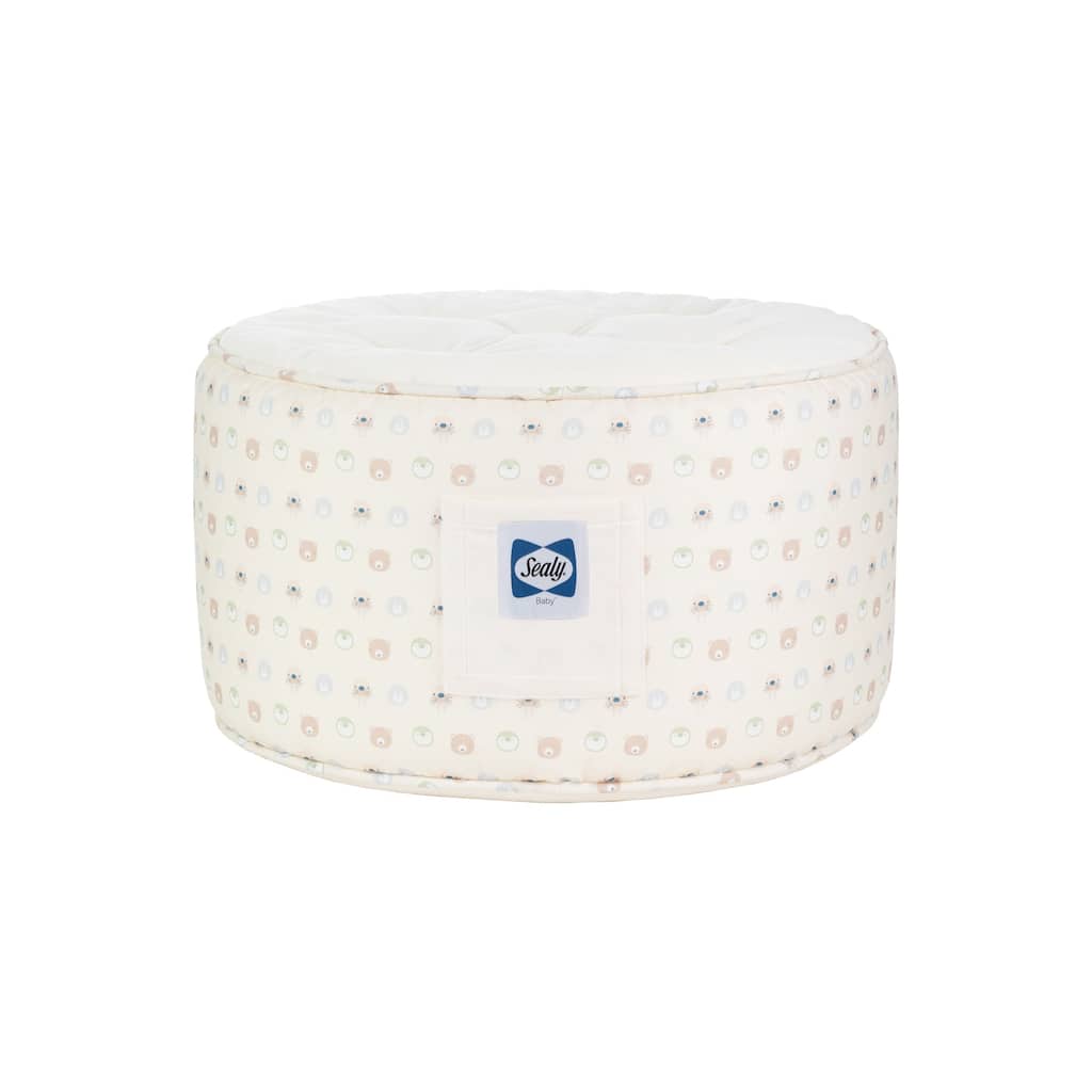 Sealy Pouf - Beige Animal Faces