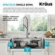 preview thumbnail 22 of 22, KRAUS Kore Workstation Drop-In Stainless Steel Kitchen Sink