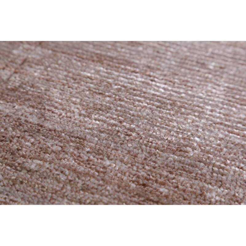 Gabbeh Indian Area Rug Handmade Brown Wool Carpet - 6'8" x 9'7"