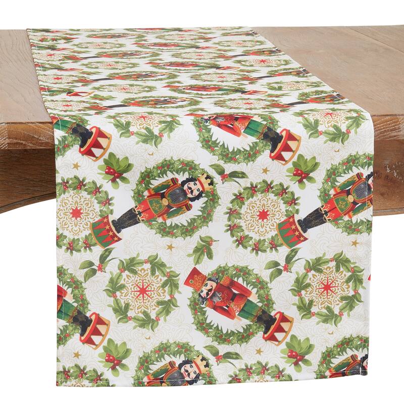 Nutcracker Holiday Table Runner - 16"x120"