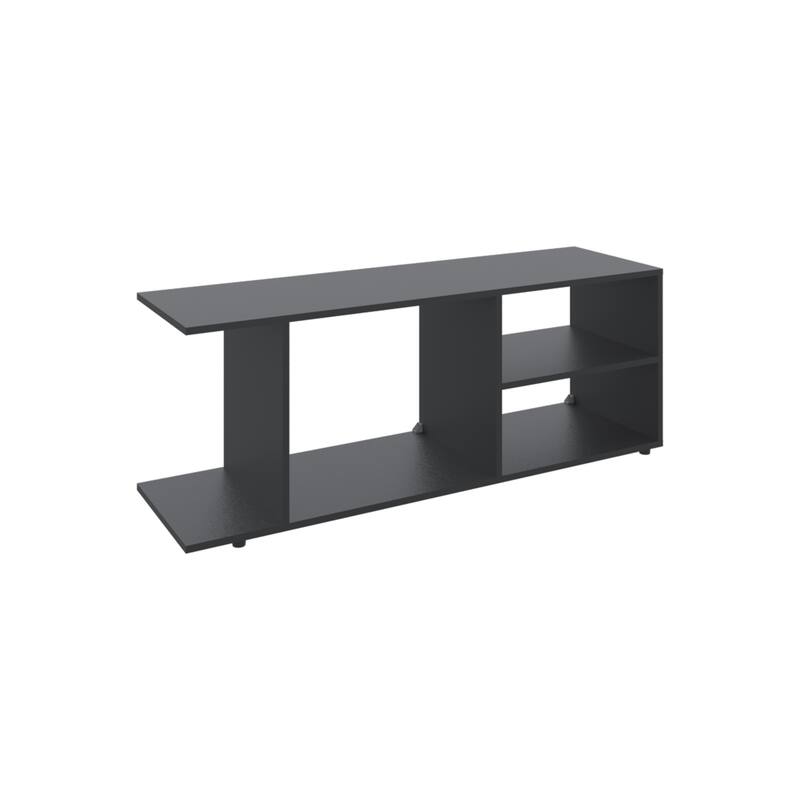 Modern TV Stand for 60-69 Inch TVs, 5 Open Shelves for Storage, Stylish and Functional Entertainment Center