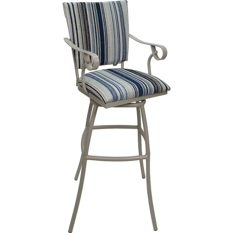 Set of 3 Outdoor Indoor Bar Stool Counter Extra Tall - Jenna PB Arms
