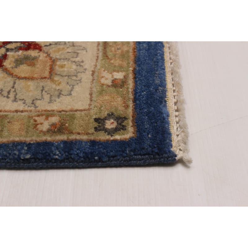 ECARPETGALLERY Hand-knotted Jamshidpour Dark Blue Wool Rug - 5' x 6' 9"